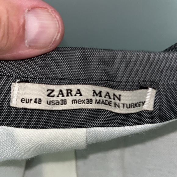 Zara Men’s Sports Jacket. Size 38US, 100% Cotton. Very Good Condition. Grey. - Picture 9 of 16
